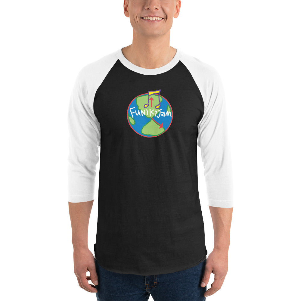 FunikiJam World 3/4 sleeve raglan shirt