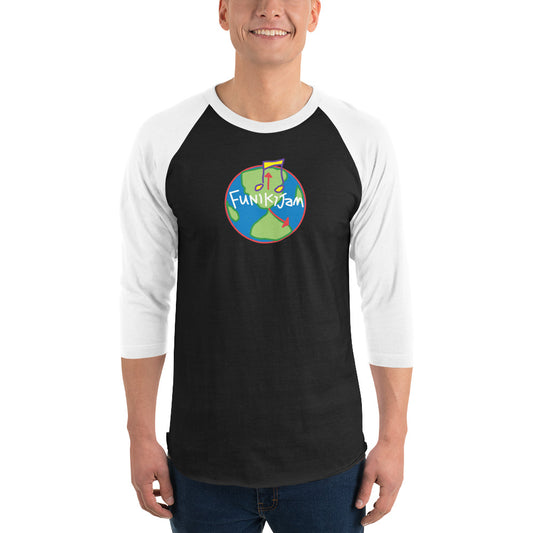 FunikiJam World 3/4 sleeve raglan shirt