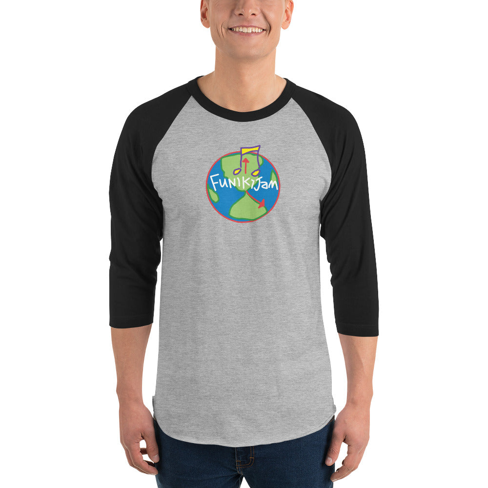 FunikiJam World 3/4 sleeve raglan shirt