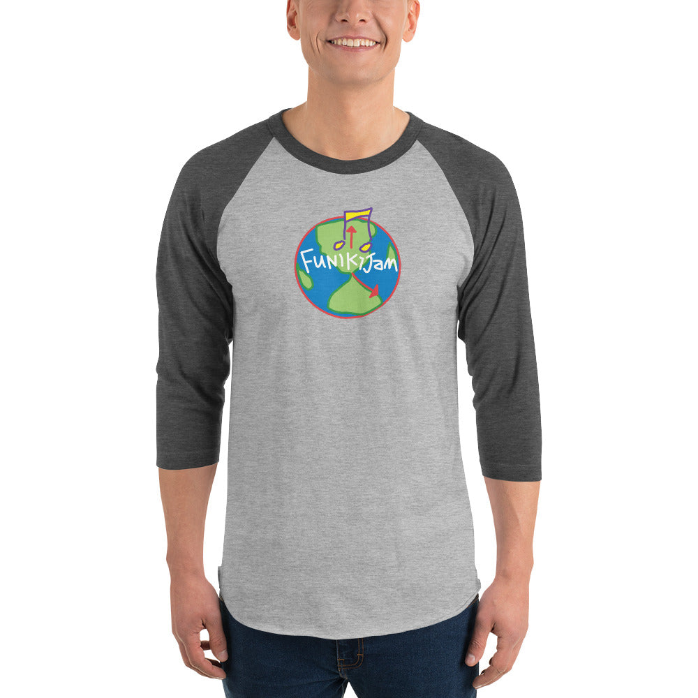 FunikiJam World 3/4 sleeve raglan shirt