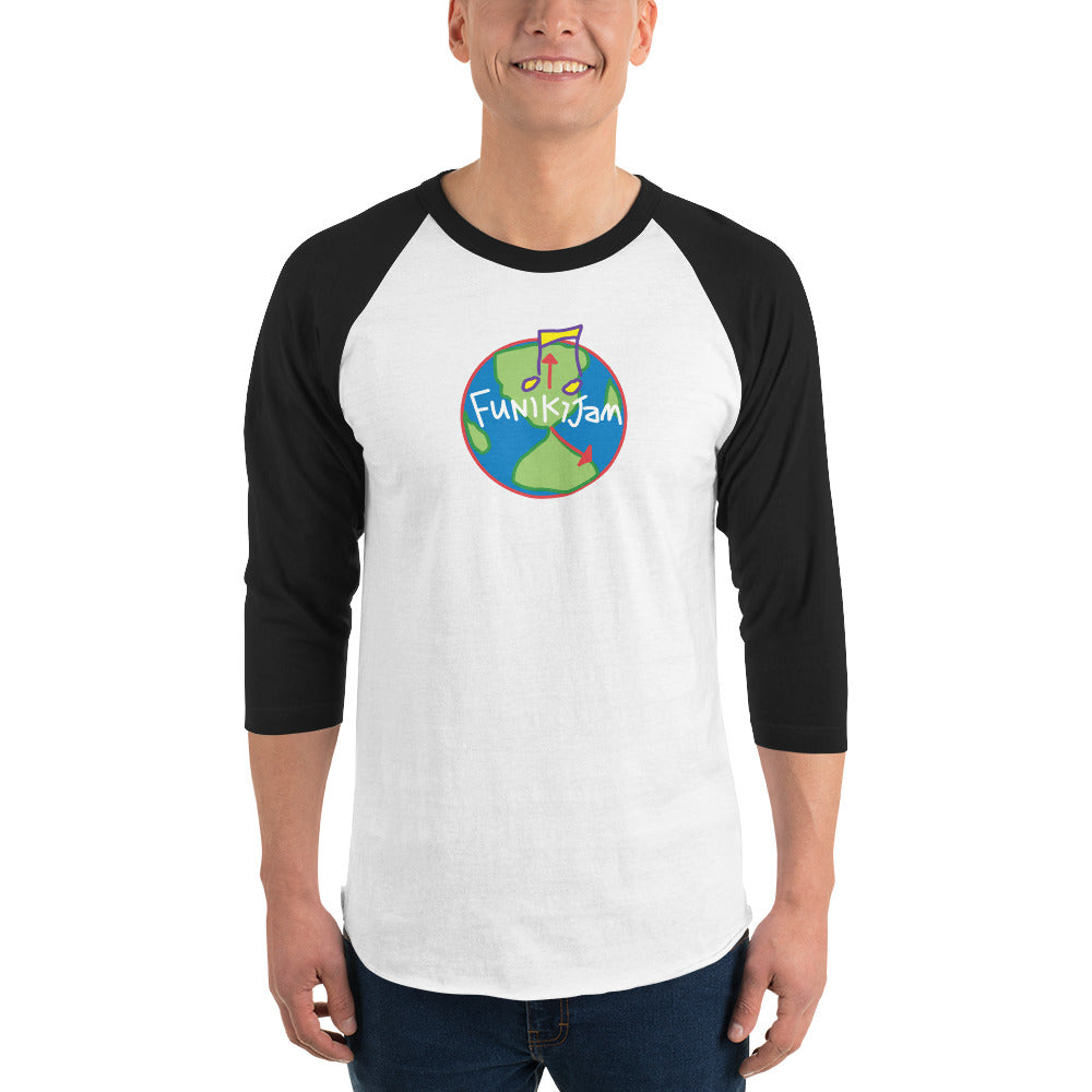 FunikiJam World 3/4 sleeve raglan shirt