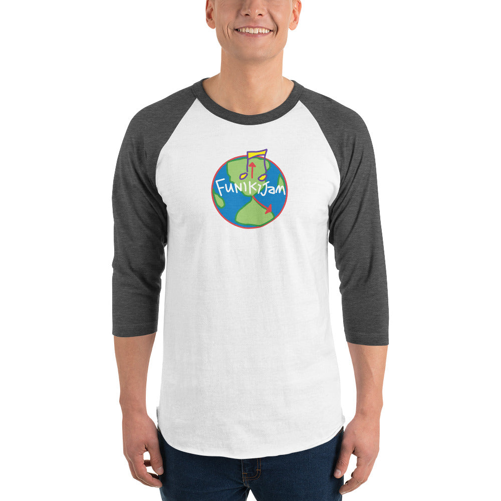 FunikiJam World 3/4 sleeve raglan shirt