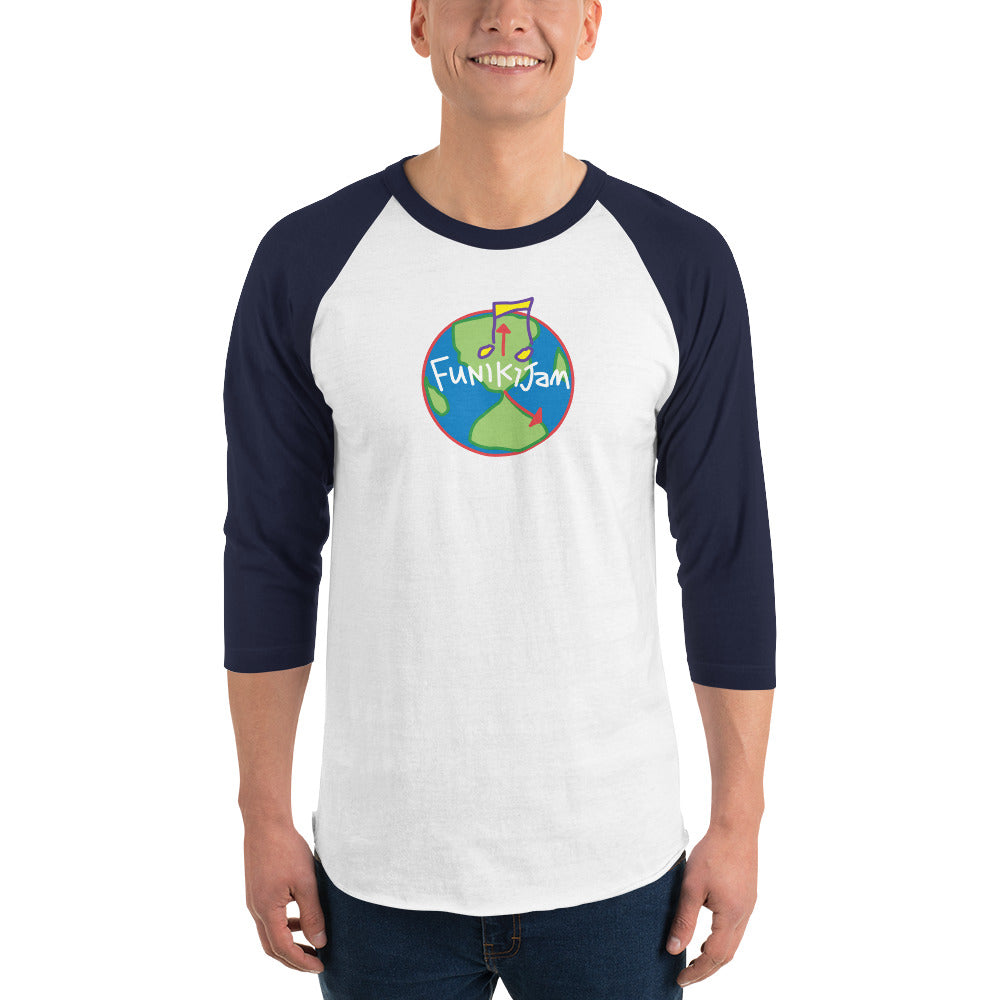 FunikiJam World 3/4 sleeve raglan shirt