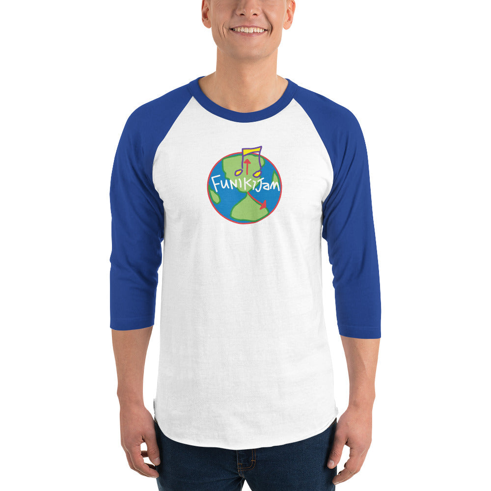 FunikiJam World 3/4 sleeve raglan shirt