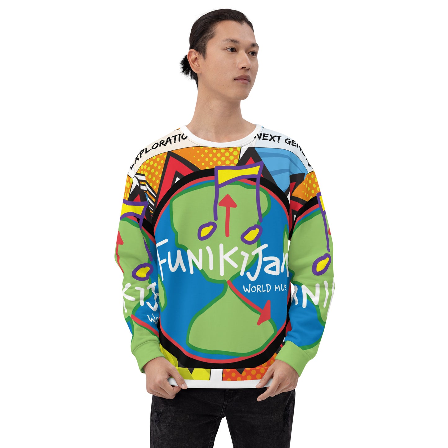 Comic book FunikiJam Unisex Sweatshirt