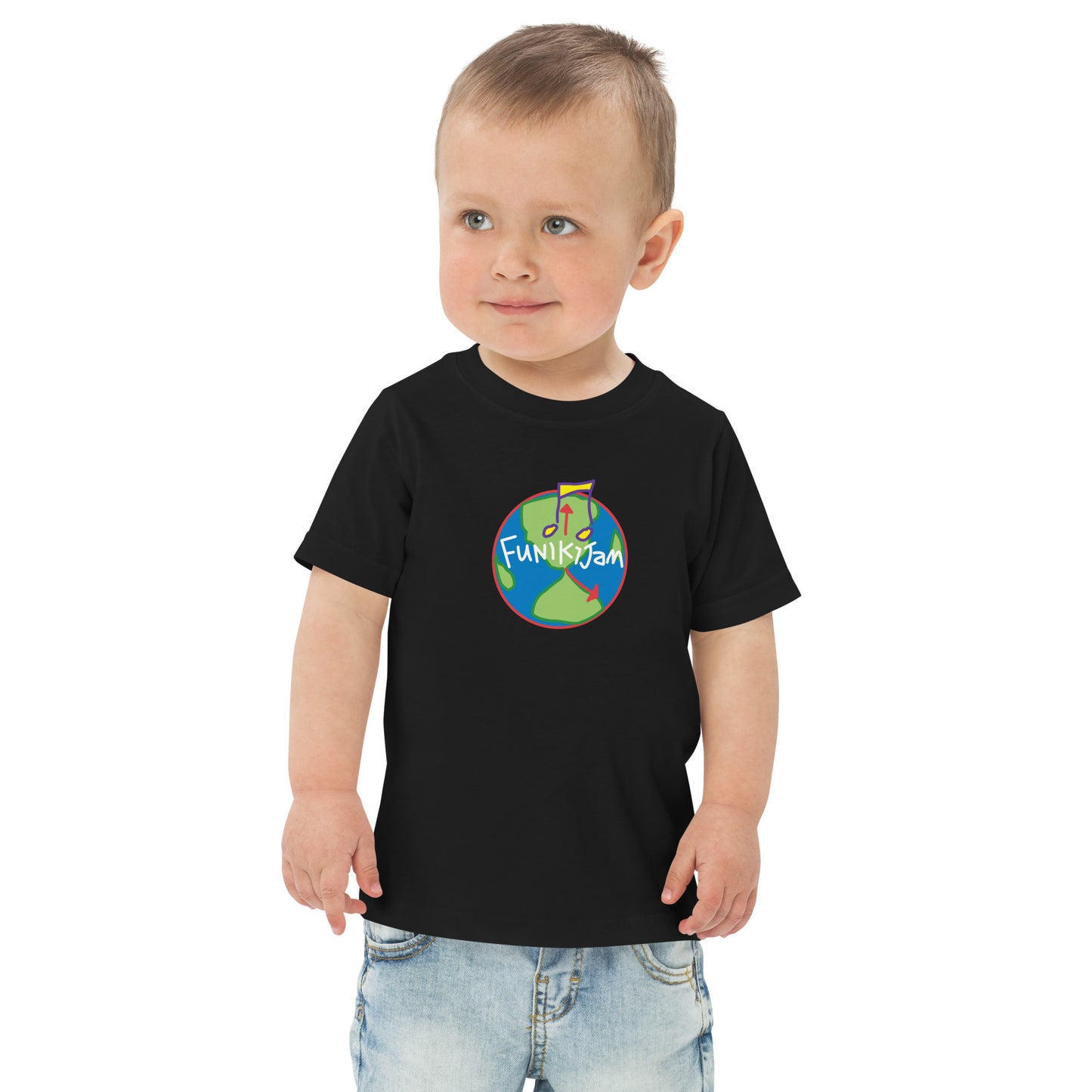FunikiJam World Toddler jersey t-shirt