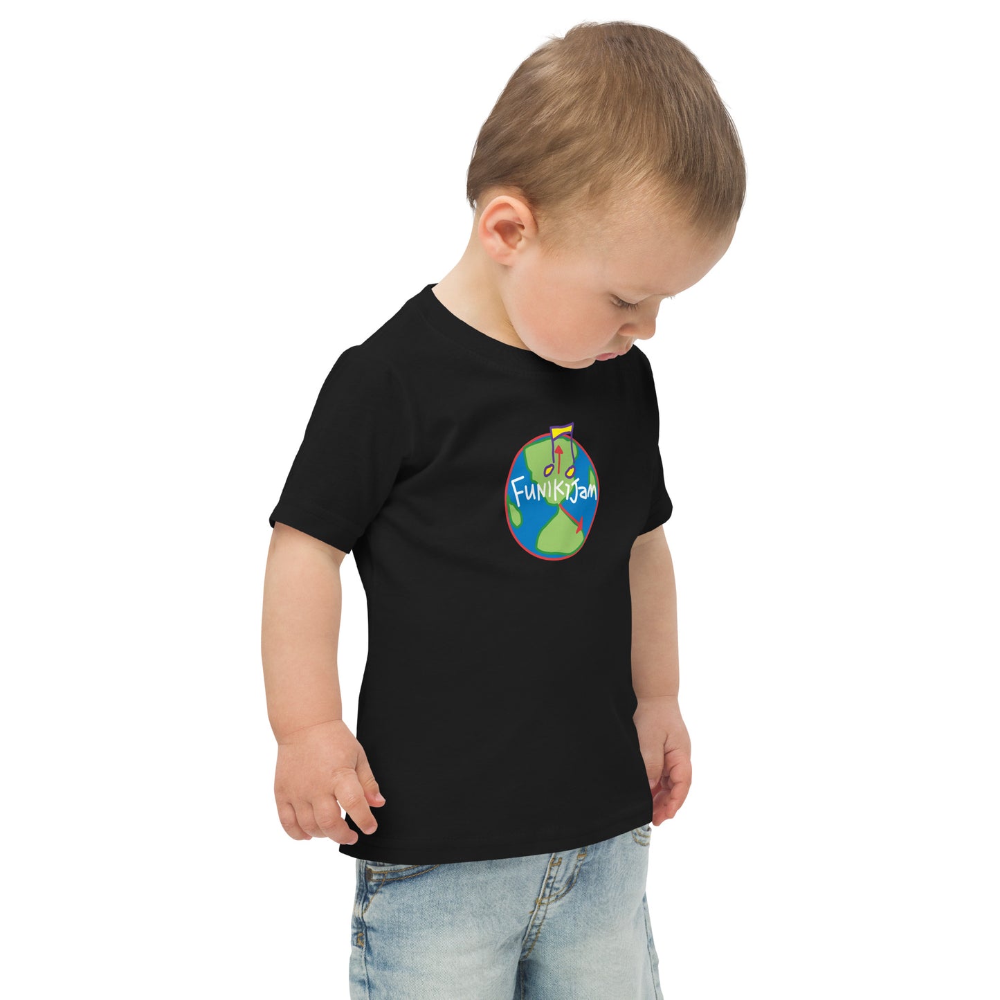 FunikiJam World Toddler jersey t-shirt
