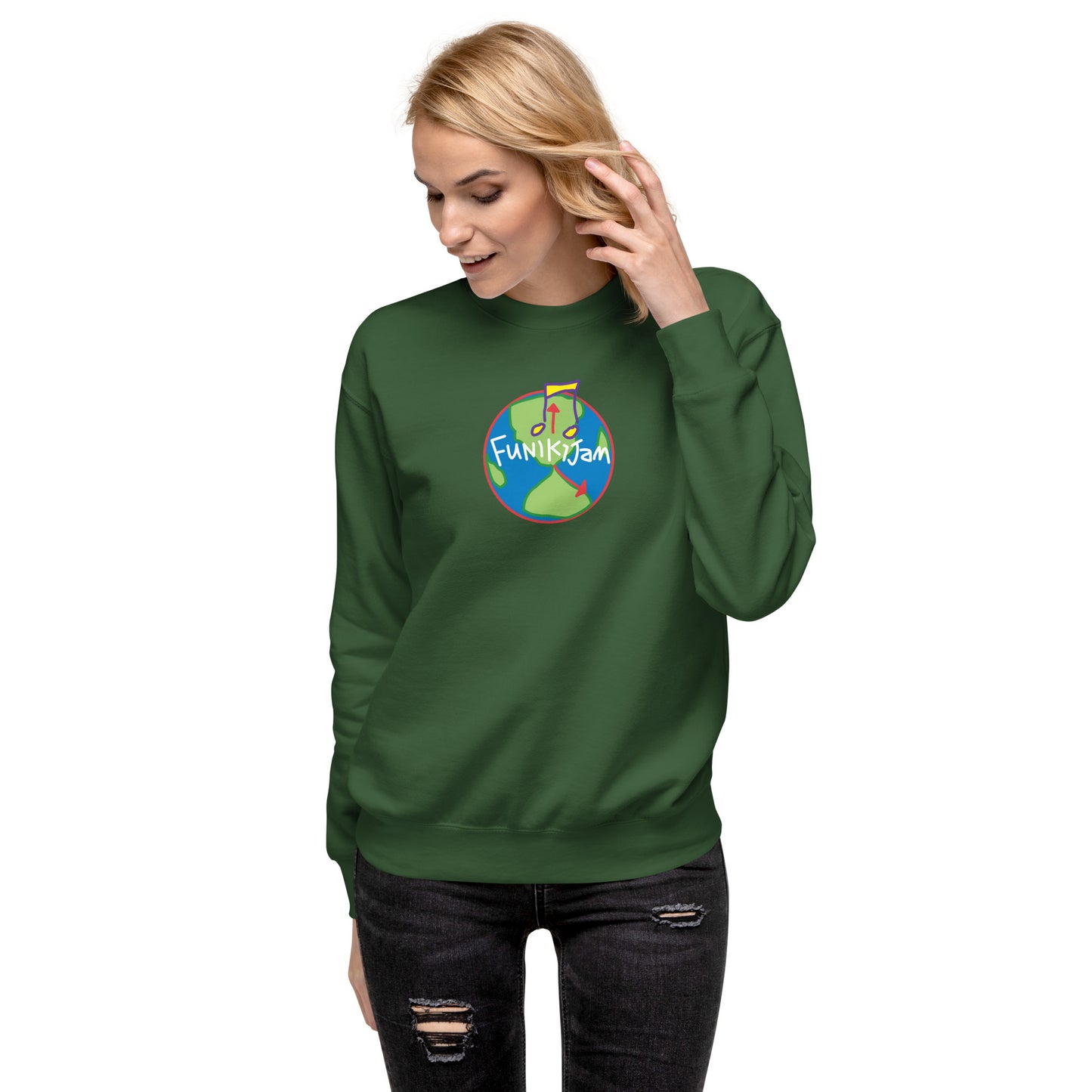 FunikiJam World Unisex Premium Sweatshirt