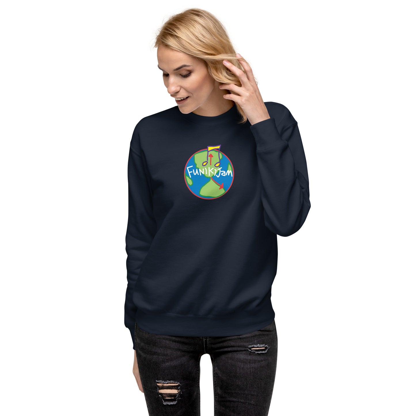 FunikiJam World Unisex Premium Sweatshirt