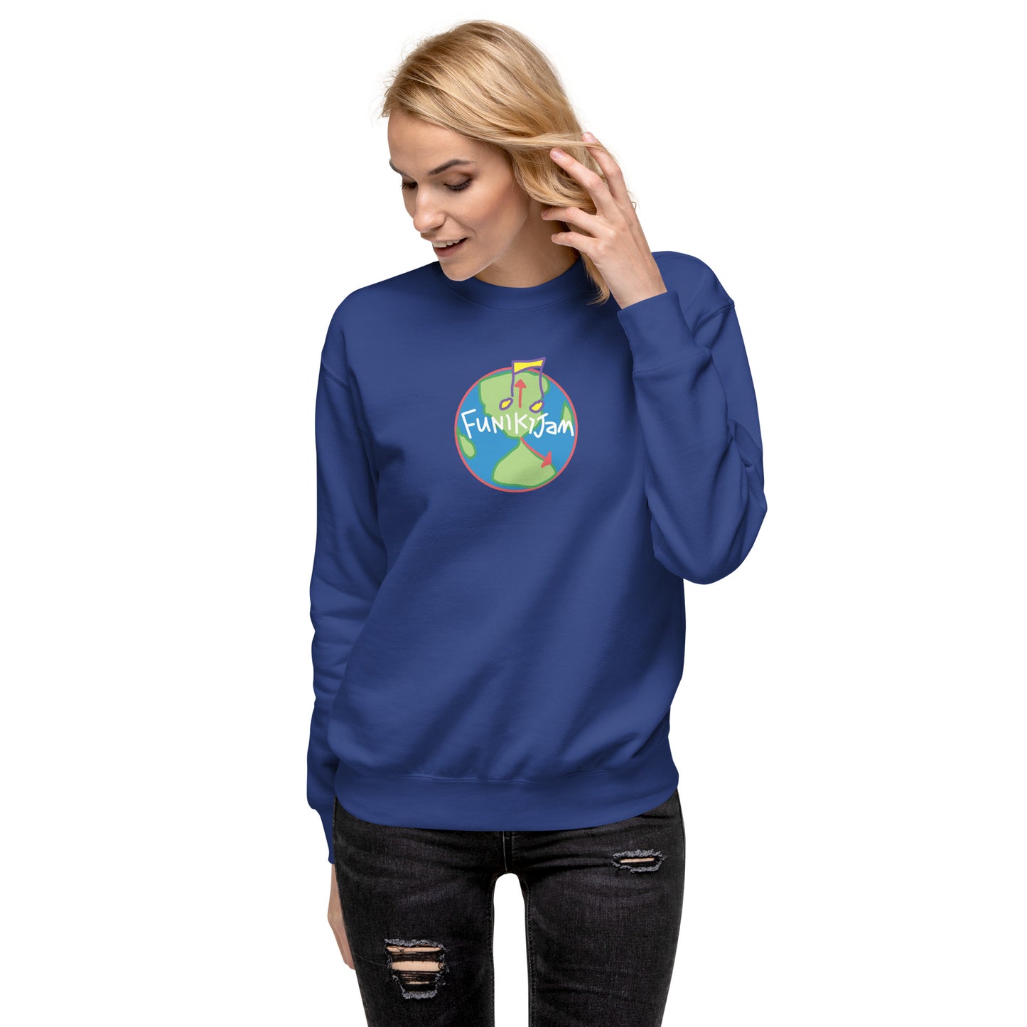 FunikiJam World Unisex Premium Sweatshirt